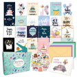 50pcs /Set Happy Birthday Greeting Card With Envelopes And Stickers Set - Cards & Invitations by PMC TechLife | Online Shopping South Africa | PMC TechLife