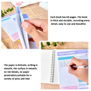 60pages /Book Weekly Planning Note Pad Schedule Time Management Planning Notebook(Jh002)