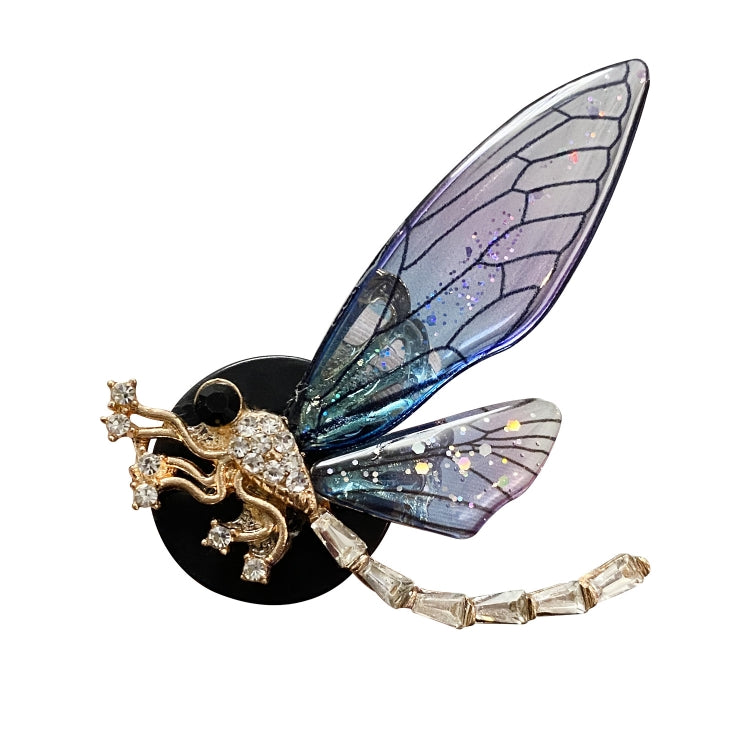 3pcs/set Metal Butterfly Dragonfly Bee Car Air Vent Aromatherapy Decorative Clip(Green)