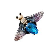 3pcs/set Metal Butterfly Dragonfly Bee Car Air Vent Aromatherapy Decorative Clip(Green)