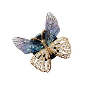 3pcs/set Metal Butterfly Dragonfly Bee Car Air Vent Aromatherapy Decorative Clip(Rose Red)