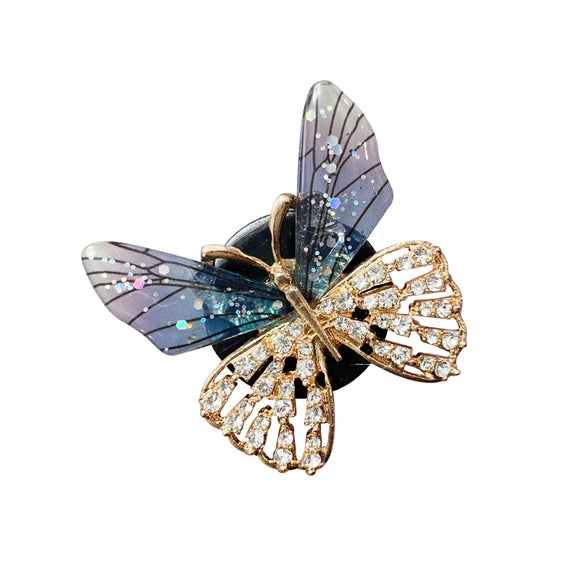 3pcs/set Metal Butterfly Dragonfly Bee Car Air Vent Aromatherapy Decorative Clip(Green)