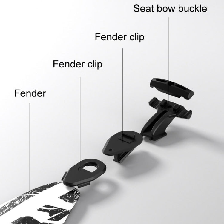 ENLEE EA2305 Quick Detachable Bicycle Mudguard Road And Mountain Bike Fenders, Style: E Model