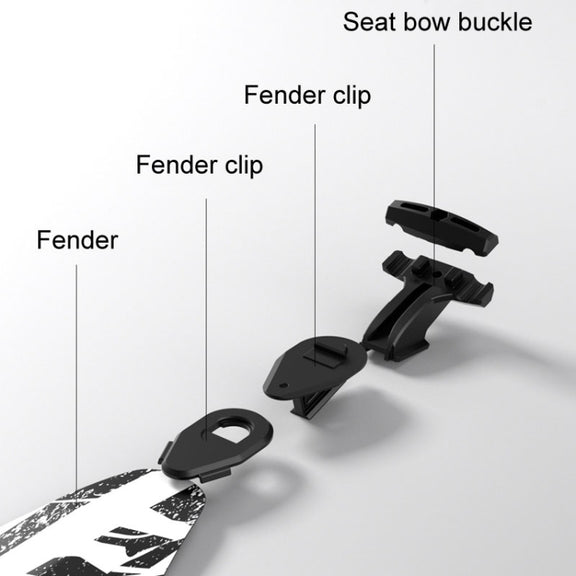 ENLEE EA2305 Quick Detachable Bicycle Mudguard Road And Mountain Bike Fenders, Style: E Model