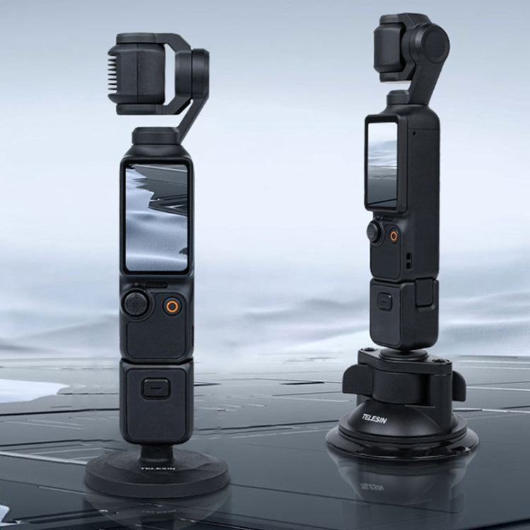 TELESIN Magnetic Base With 1/4 Inch Interface for DJI Pocket 3 / Insta360 Camera & Smart Phones Without Suction Cup Base