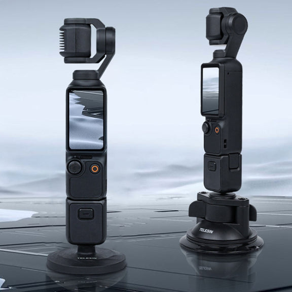 TELESIN Magnetic Base With 1/4 Inch Interface for DJI Pocket 3 / Insta360 Camera & Smart Phones Without Suction Cup Base