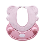 Baby Shampoo Water-resistant Ear Protection Adjustable Shower Cap(Pink)