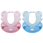Baby Shampoo Water-resistant Ear Protection Adjustable Shower Cap(Pink)