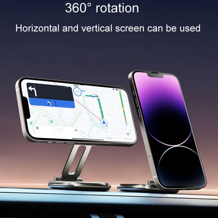 Magnetic Car Phone Holder Automobile Rotatable Multifunctional Folding Stands, Model: Q42