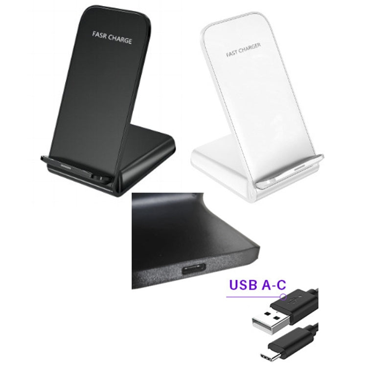 15W Desktop Wireless Charger Mobile Phone Wireless Fast Charging Bracket(White)