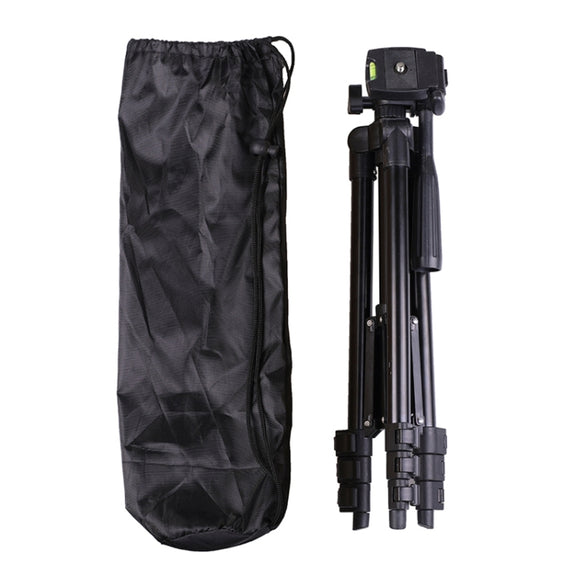Portable Aluminum DSLR Camera Live Tripod Photography Retractable Landing Bracket, Specification: 150cm Tripod+Clip+Bag+Controller+Adaptor