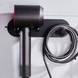 Wall Mounted Hair Dryer Holder Hole-Free Bathroom Space Aluminum Multifunctional Shelf, Style: Small Black - Shelves by PMC TechLife | Online Shopping South Africa | PMC TechLife