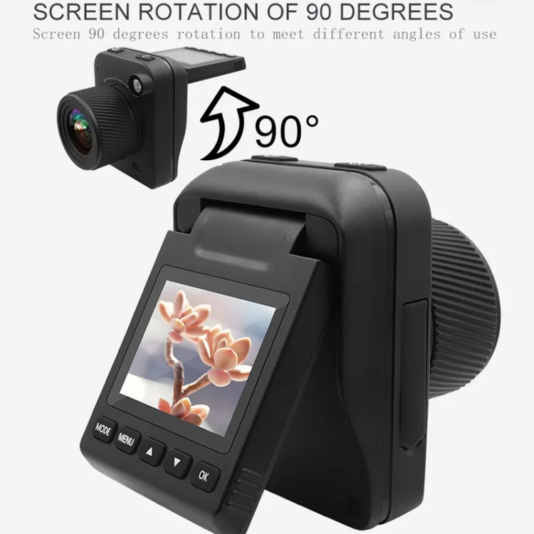 4K Time-Lapse Camera Microlight Full Color Night Vision Security Recording Construction Site Time-Lapse Camera(Black)