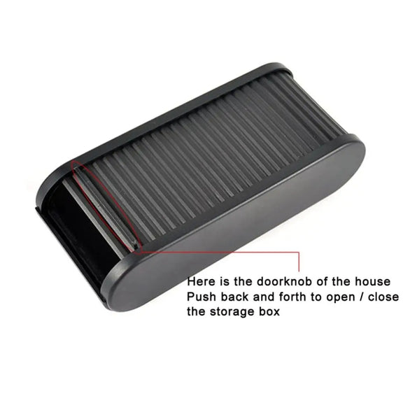Car Multifunctional Telescopic Pull-out Storage Box(Black)