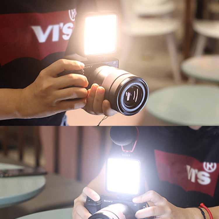 Portable Phone Desktop Live Fill Light Mini Pocket Light Shooting Camera Fill Lamp, Style: RGB Full Color With Tripod+Hot Boots+Clip