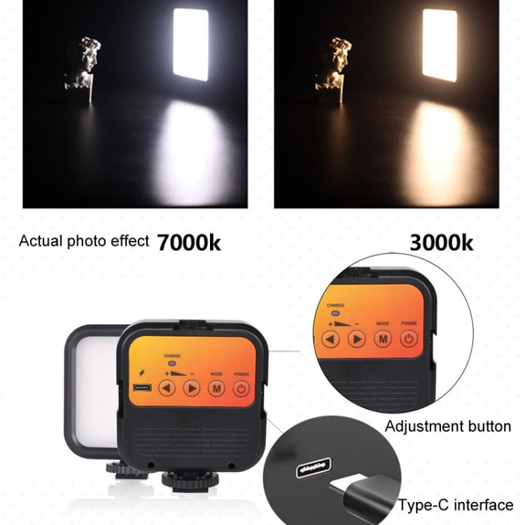 Portable Phone Desktop Live Fill Light Mini Pocket Light Shooting Camera Fill Lamp, Style: RGB Full Color
