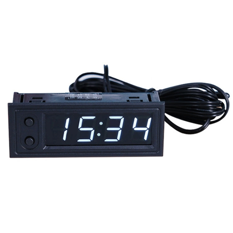 5V/12V WIFI Network Automatic Time Synchronization Digital Electronic Clock Module, Color: White