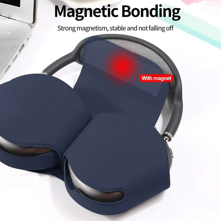 For AirPods Max Headphone Protective Cover Soft Case(Black)