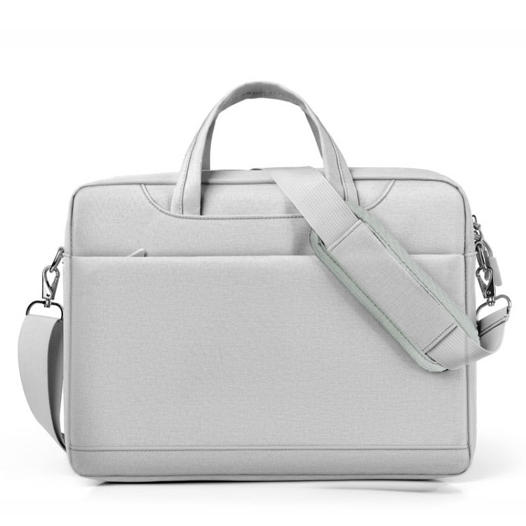 17.3 inch Portable Crossbody Air Bag Gaming Computer Laptop Shoulder Bag(Light Gray)