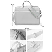 17.3 inch Portable Crossbody Air Bag Gaming Computer Laptop Shoulder Bag(Light Gray)