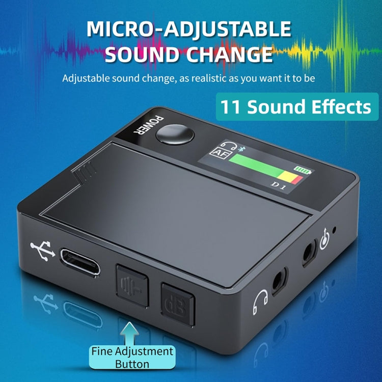 A9 Mobile Phone Computer Live Recording Mini Color Screen Display Sound Card Voice Changer, Spec: English