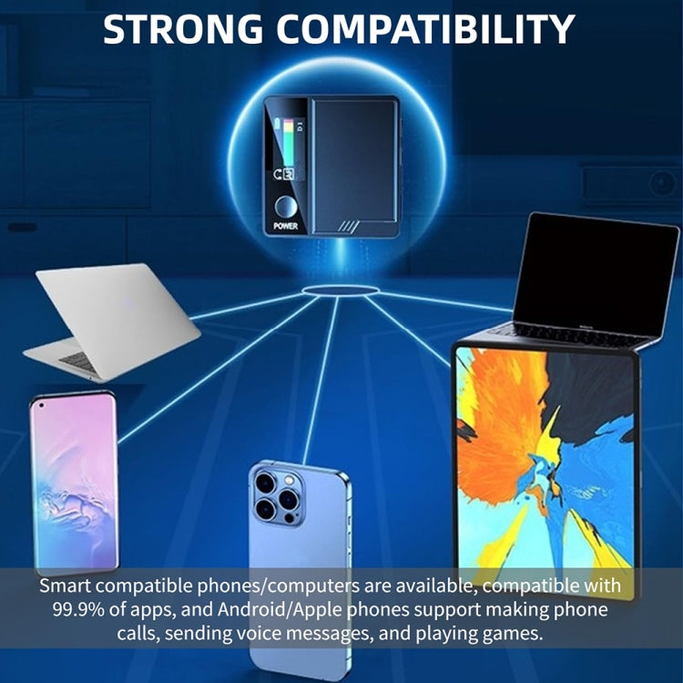 A9 Mobile Phone Computer Live Recording Mini Color Screen Display Sound Card Voice Changer, Spec: English