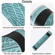 ENLEE E-235151 1pair Silicone Bicycle Covers Mountain Bike Cycling Grips With Handlebar Blocking(Black)