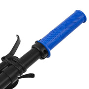 ENLEE 1pair Silicone Bicycle Covers Lockable Cycling Grips With Handlebar Blocking(Blue)