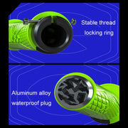 ENLEE 1pair Silicone Bicycle Covers Lockable Cycling Grips With Handlebar Blocking(Blue)