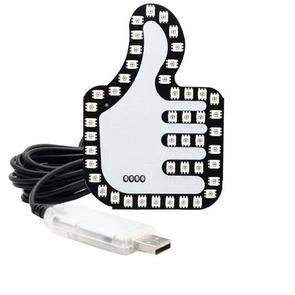 Car Interactive Finger Light Multi-function Warning Anti-rear Collision Light(Thumbs Up)