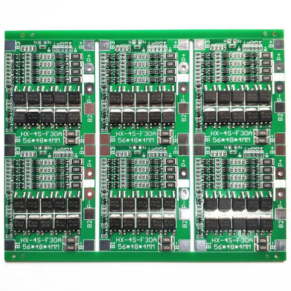4 S 14.8V / 12.8V 30A Lithium Battery Protective Plate With Equalizer Lithium Iron Phosphate Battery Protection Board(3.2V LiFePO4)