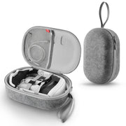 JYS-MQ018 For Apple Vision Pro / Meta Quest 3 VR Glasses Storage Bag Anti-fall and Anti-scrape Portable Bag(Grey)