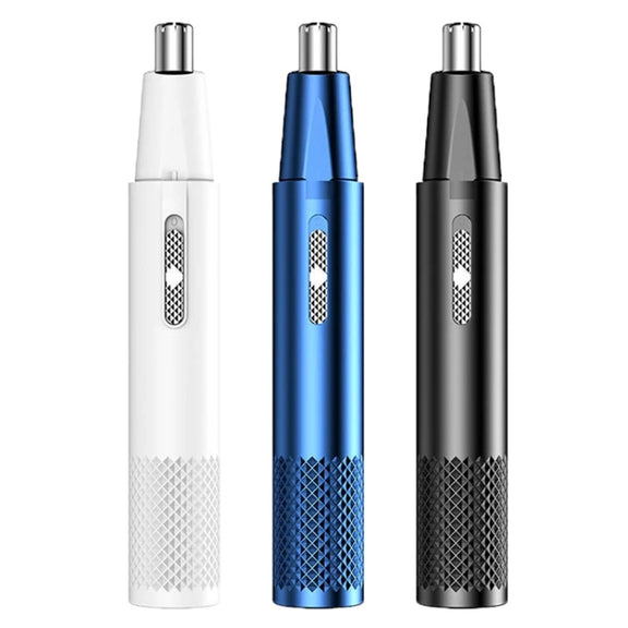 Electric Nose Hair Clipper Rechargeable Washable Portable Travel  Trimmer(Black)
