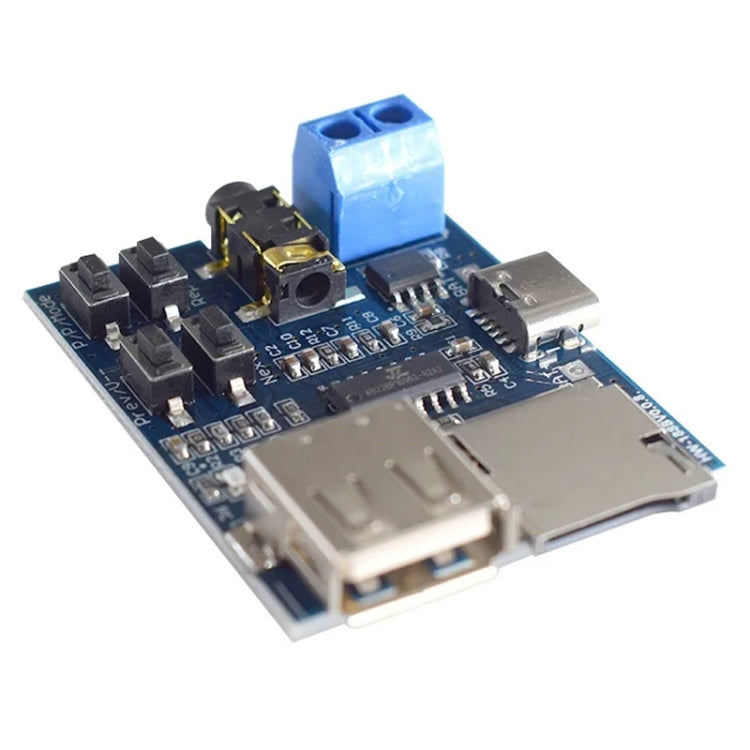 MP3 Lossless Decoder Board Decoder TF Card USB Flash Drive MP3 Decoding Player Module With Amplifier, Interface: Micro