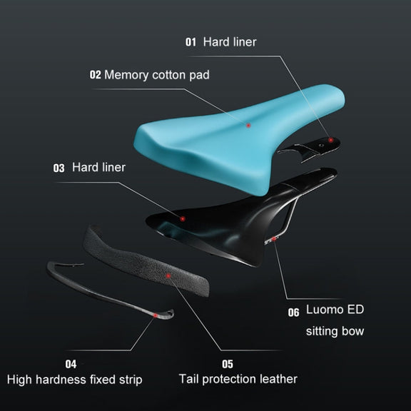 ENLEE ZD-B834 Bicycle Cushion Saddle Mountain Bike Shock Absorbing Seat, Style: Orangutan