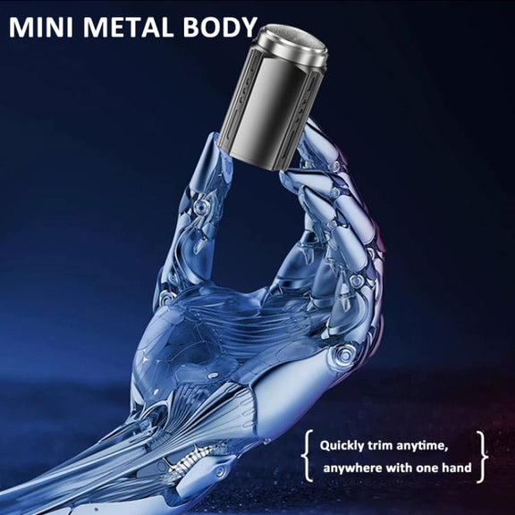Smart Digital Display Electric Shaver Rechargeable Pocket Razor, Spec: Suspension Knife Net Guncolor