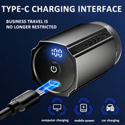 Smart Digital Display Electric Shaver Rechargeable Pocket Razor, Spec: 6 Leaf Knife Head Guncolor
