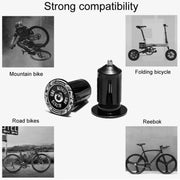 ENLEE BD40 1pair Mountain Bike Aluminum Expandable Handlebar Plugs Bicycle Grip Blocker Accessories(Red)