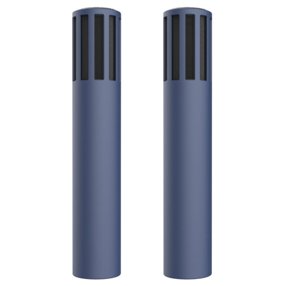 For Teslamic Microphone 1pair Silicone Protective Case Wireless Mic Cover(Midnight Blue)