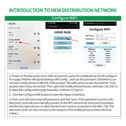 Online Version USB Electronic Clock Wireless WIFI Automatic Time Clock Module(Random Color Delivery)