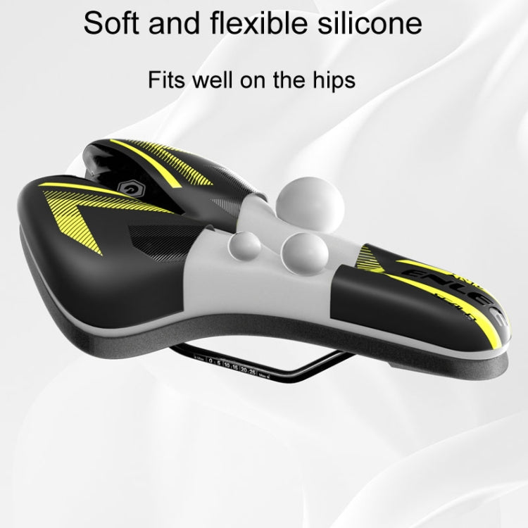 ENLEE E-ZD310 Bicycle Shockproof Cushion Outdoor Cycling Mountain Bike Saddle(Fluorescent Yellow)