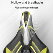 ENLEE E-ZD310 Bicycle Shockproof Cushion Outdoor Cycling Mountain Bike Saddle(Red)