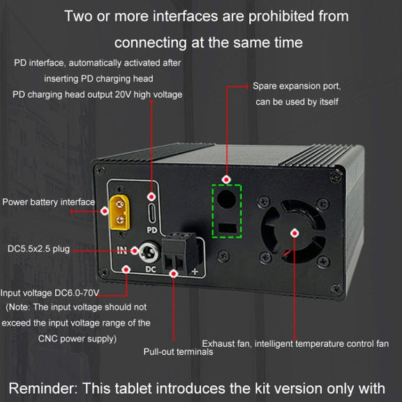 50V 8A DC Numerical Control Lithium Battery Step-Down Power Supply, Model: XY5008L With Case