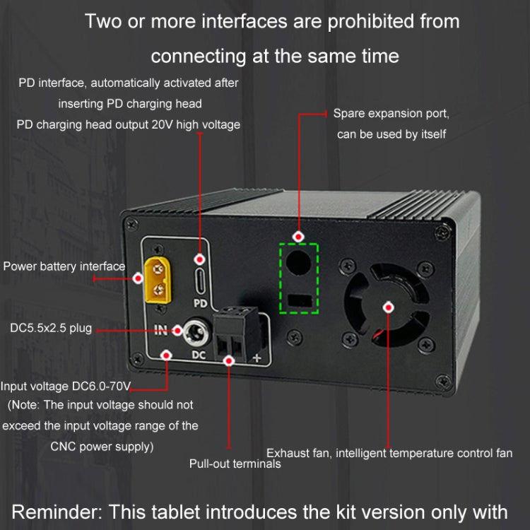 50V 8A DC Numerical Control Lithium Battery Step-Down Power Supply, Model: XY5008L With Case