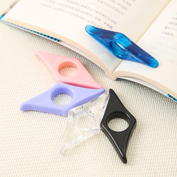 Thumb Bookmark Acrylic Book Holder Support Reading Aids For Students(Transparent)