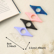 Thumb Bookmark Acrylic Book Holder Support Reading Aids For Students(Transparent)