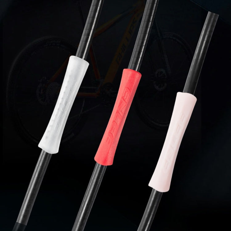 ENLEE 5pcs /Set Mountain Road Bike Brake Shifter Universal Cable Cover(Red)