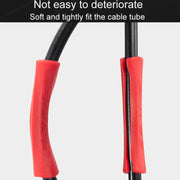 ENLEE 5pcs /Set Mountain Road Bike Brake Shifter Universal Cable Cover(Red)