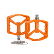 ENLEE F228 1pair Bicycle Nylon Pedals Mountain Bike Widened Riding Footrests(Orange) - free shipping - PMc TechLife - Order now!