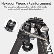XILETU  TM Series Magic Arm With Dual Ballhead Camera Video Monitor Mount Adapter TM-5